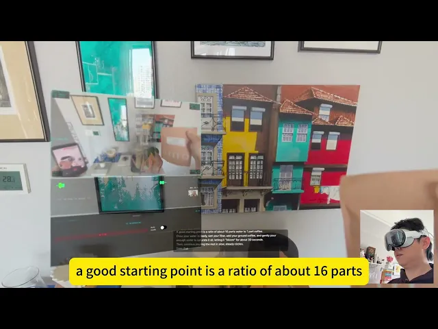 SpatialYOLO visual assistant on Vision Pro